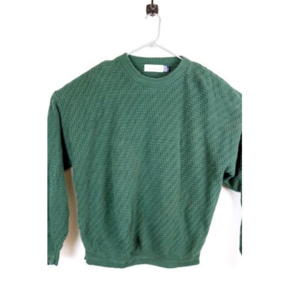 Bill Blass Menswear Chunky Cable Knit Sweater - Picture 3 of 6